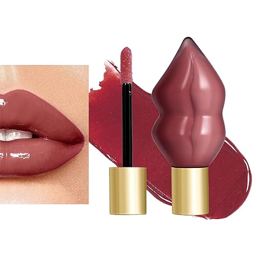 Lippenstift für Frauen,Weiche Lippencreme für Mädchen und Frauen - Nicht klebendes, hochglänzendes Lippenöl für Büro, Sommerparty, Geschäftsreise, Dating, Alltag, Hochzeit Mingchengheng von mingchengheng