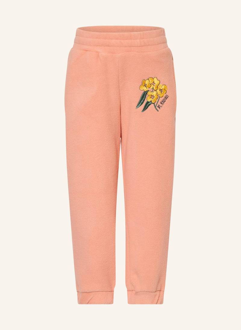 Mini Rodini Fleecehose orange von mini rodini