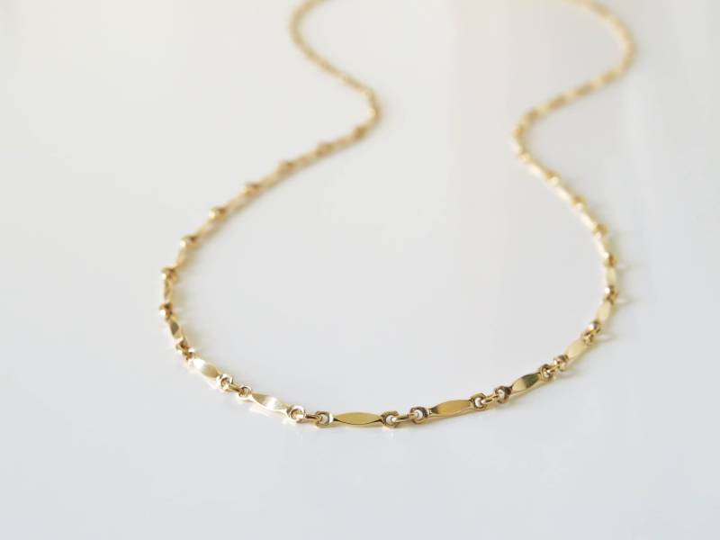 Zierliche Gold Halskette - Satelliten Kette 14K Fill Schichtung Schlichte Geschenk Für Sie Zierliche Gold Halskette - Satelliten Kette 14K Fill Schichtung Schlichte Geschenk Für Sie von miniLALI