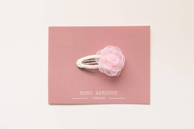 Neu Rosa Rose Haarspange, Baby Mädchen Kinder Accessoire, Kleinkind Fransenclip, Zopf Haarspangen, Blumenmädchen Haarspange von miniapricotcompany