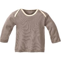 Baby-Langarmshirt aus Bio-Baumwolle, taupe von Waschbär