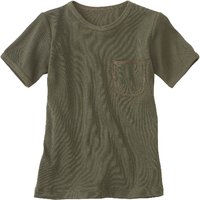 Kurzarmshirt, khaki von Waschbär