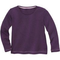 Langarmshirt, plum von Waschbär