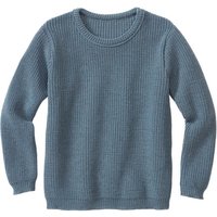 Strick-Pullover, rauchblau von Waschbär