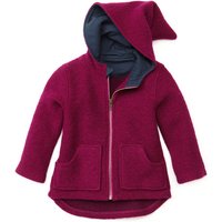 Walkjacke mit Kapuze, brombeere von Waschbär