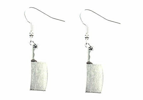 Miniblings Messer Ohrringe Beil Koch Hackebeil kochen Küche Hackmesser silber - Handmade Modeschmuck I Ohrhänger Ohrschmuck versilbert Miniblings Messer Ohrringe Beil Koch Hackebeil kochen Küche Hackmesser silber - Handmade Modeschmuck I Ohrhänger Ohrschmuck versilbert von Miniblings