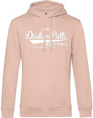 Bio Kapuzen-Pullover: Dicker Pulli - Lustiger Pullover - Lustiges Geschenk für Männer und Frauen - Hoodie mit Spruch - Lustiger Apres Ski Pullover Pulli - Unisex Hoodie (XXL Soft Rose) von minifan