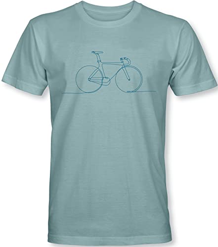Fahrrad T-Shirt Herren : Rennrad - Sport Tshirts Herren - Rennrad-Trikot Rennrad Shirt (XL) von minifan