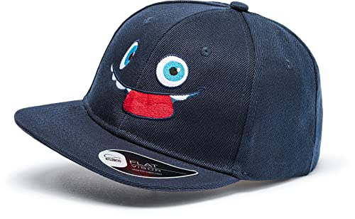 Kinder Cap : Frechdachs - Basecap Kind Kappe Sport Jungs Cap Kappe Cappy Jungen Mütze Kappi (Navy) von minifan