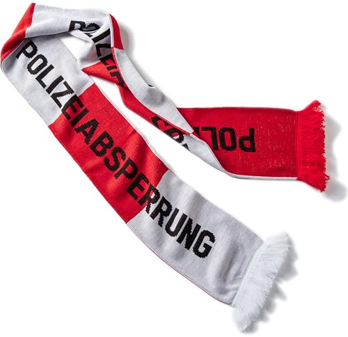 Warmer Schal Herren Damen : Polizeiabsperrung - Lustiges Halstuch für Polizist Punk Sprayer Graffiti Bauarbeiter Fußball-Fan Ultras Hooligans Frauen Männer Kinder von minifan