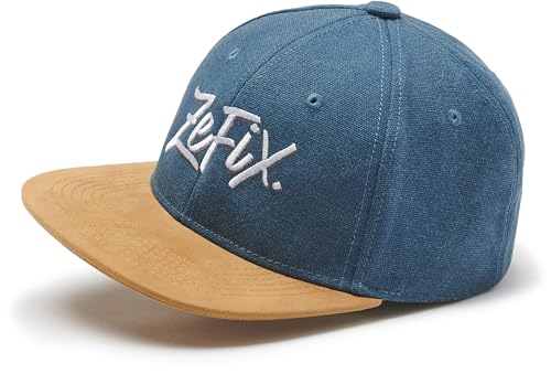minifan Snapback Cap : Zefix - Outdoor Bayern Basecap Herren & Damen Baseball Bayerisches Cap Kappe Mütze Berge (Denim Blue) von minifan