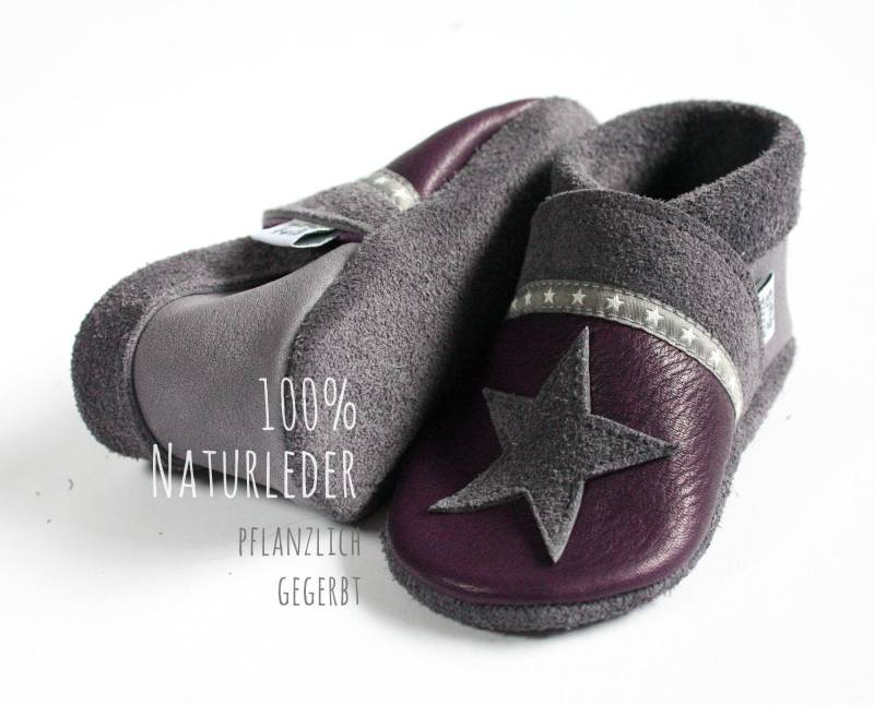 Bio Leder Krabbelschuhe Minifußbio809 in Gr.18, Einzelpaar, Hausschuhe Für Kleinkinder, Babyschuhe Aus Weichem, Pflanzlich Gegerbtem Bio Leder Krabbelschuhe Minifußbio809 in Gr.18, Einzelpaar, Hausschuhe Für Kleinkinder, Babyschuhe Aus Weichem, Pflanzlich Gegerbtem von minifussdesign