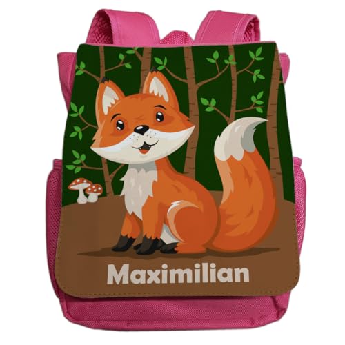 minimutz Kindergartenrucksack Junge Mädchen - Personalisiert mit Namen - Kinderrucksack Tier Wal - Kleiner Freizeitrucksack Kita Kindergarten 2-5 Jahre (hellblau) von minimutz