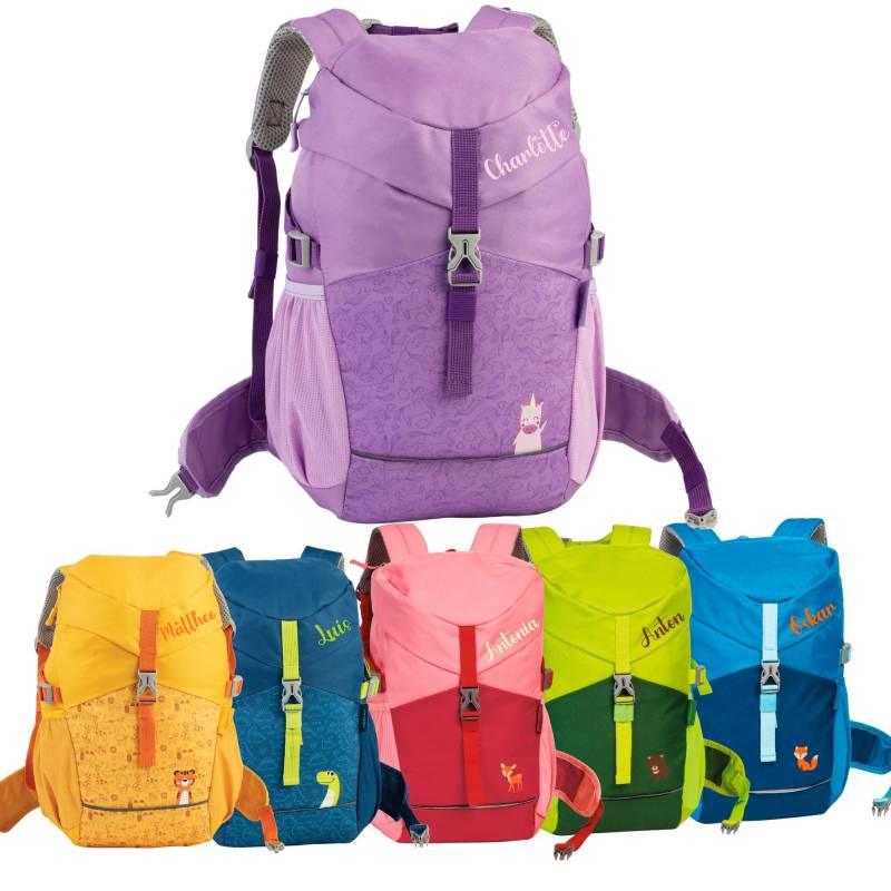 Personalisierter Wanderrucksack Kinder | Kinderrucksack Outdoor Mit Name Rucksack Mädchen Jungen Reise-Rucksack Recycelt Ab 3 Jahren von minimutzShop