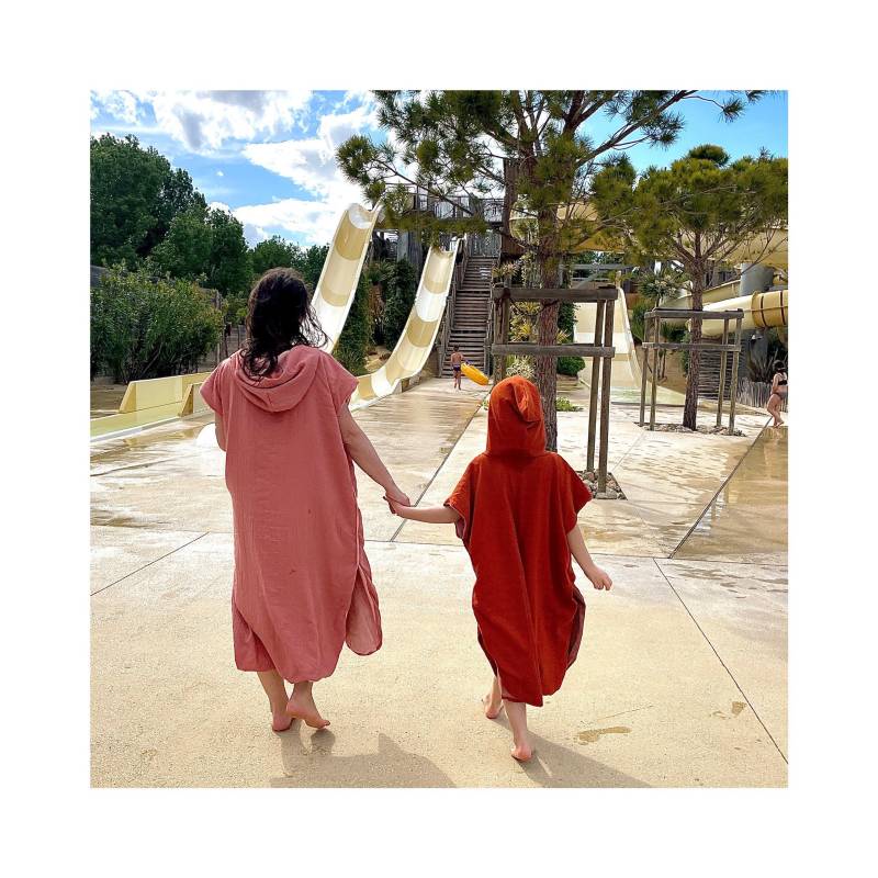 Badeponcho Musselin von minipaulitaa