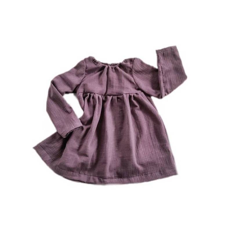Kleid Musselin Mauve von minipaulitaa
