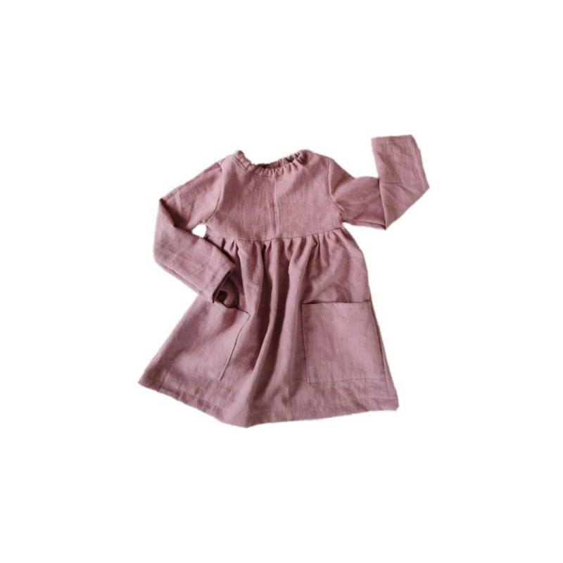 Leinenkleid Altrosa von minipaulitaa