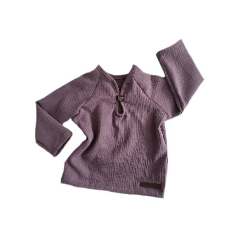 Musselinhemd Mauve von minipaulitaa