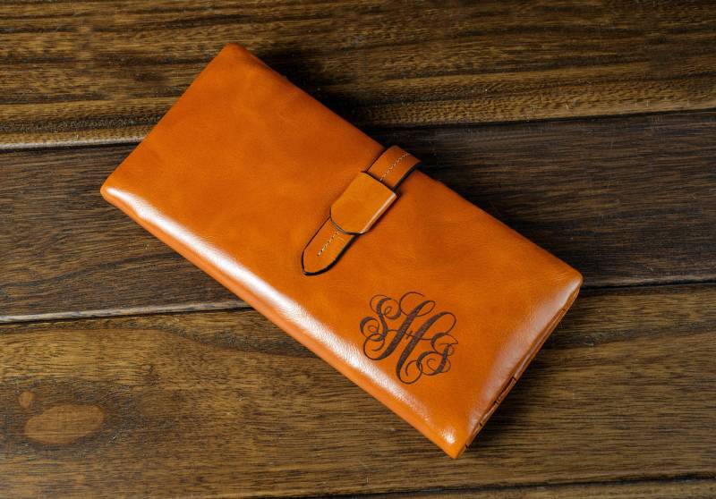 Monogrammierte Clutch, Brautjungfern Geschenk, Geldbörse Clutch Bestickt, Personalisiertes Monogramm Brautparty Geschenke, Hochzeitstaschen Geschenke von minjing