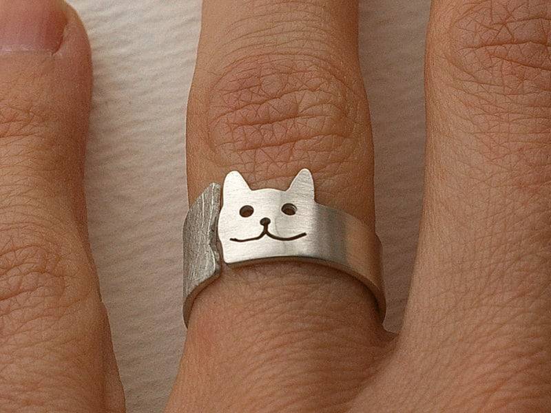 Silberring Katze Silberring Katze von minkasdesign