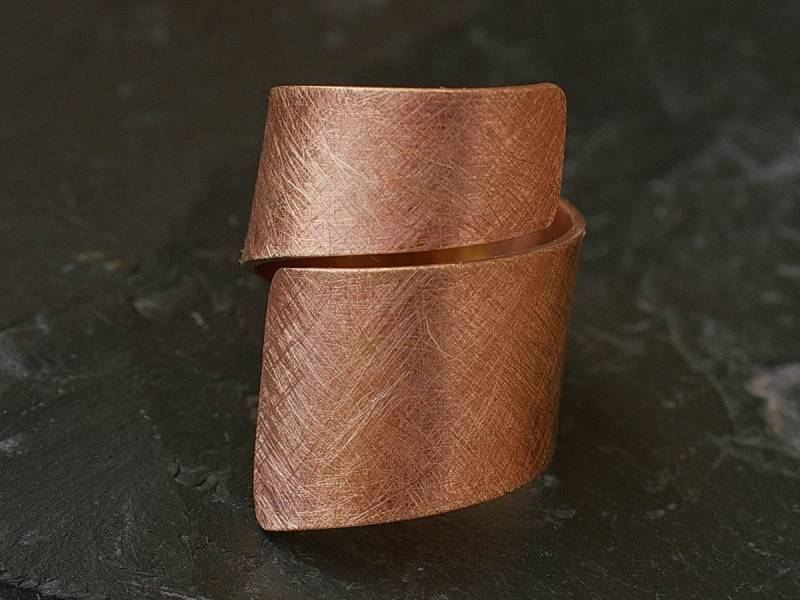 Spiralring Kupfer Rauh Oder Glatt Spiralring Kupfer Rauh Oder Glatt von minkasdesign