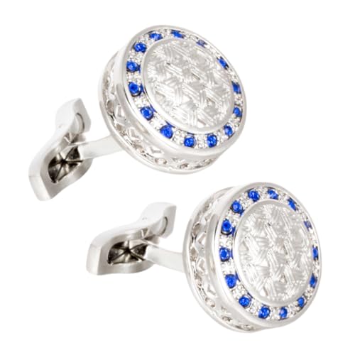 minkissy Zarte Metallmanschettenknöpfe Für Herren Business-manschettenknöpfe Als Kleidungsaccessoire Für Hochzeiten Und Andere Anlässe von minkissy