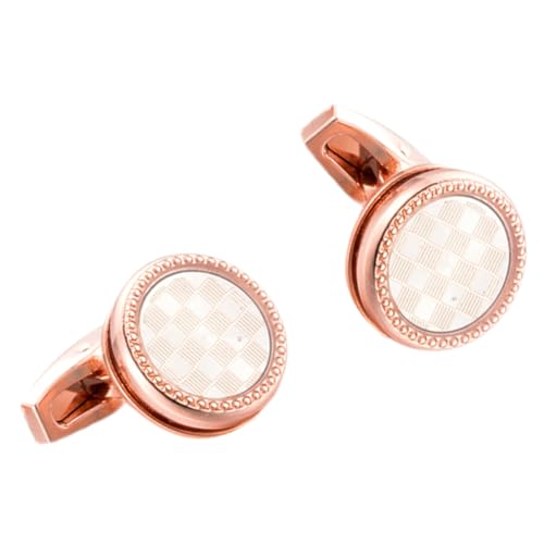 1 Paar Manschettenknöpfe für Herren Roségold Tuxedo Studs Anzugzubehör für Hochzeiten Business Anlässe Hochwertige Langlebige Metallverarbeitung für Stilvolle Auftritte 1 Paar Manschettenknöpfe für Herren Roségold Tuxedo Studs Anzugzubehör für Hochzeiten Business Anlässe Hochwertige Langlebige Metallverarbeitung für Stilvolle Auftritte von minkissy