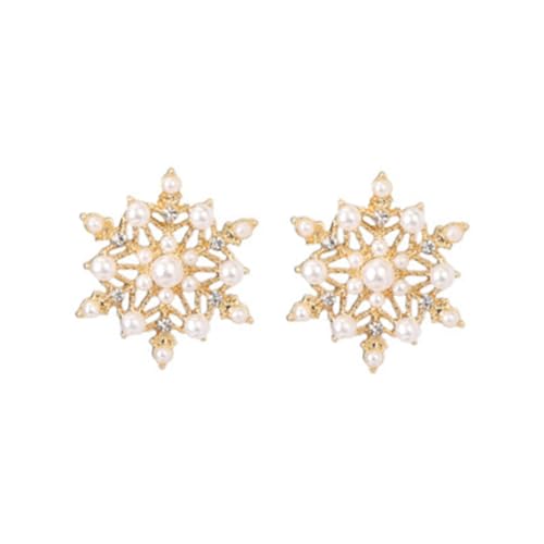 1 Paar Ohrringe mit Perlen Damen Ohrstecker für Besondere Anlässe Wie Dinner Banquet oder Abschlussfeier Stilvolles Ohrringschmuck Silber von minkissy