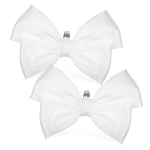 minkissy Schuhclips Für Damen Mit Satin Schleifen Dekorative Schuhverzierungen Abnehmbare Accessoires Für Pumps Und Flats Elegantes Schuhzubehör Für Hochzeiten Und Partys Einfach von minkissy