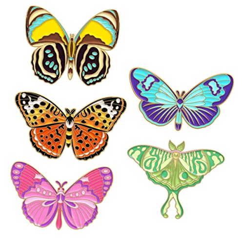 1 Satz Anstecknadeln Emaille Broschen Für Rucksäcke Kleidung Hüte Stilvolle Insektenpins Für Freunde Familie Dekorative Abzeichen 5 Stück von minkissy