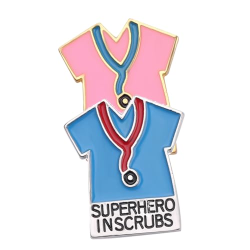1 Satz Cartoon Doctor Nurse Emaille Brosche Kreative Praktische Anstecknadeln Für Kleidung Taschen Zu Besonderen Anlässen Wie Muttertag 2 Stücke von minkissy