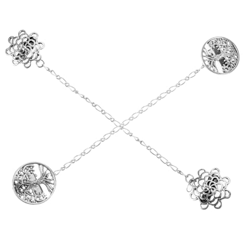 1 Satz Retro Krawatten Clip Schal Cardigan Klammern Für Frauen Stilvolles Outfit Accessoire Langlebig Elegant Für Besondere Anlässe 2 Stück von minkissy