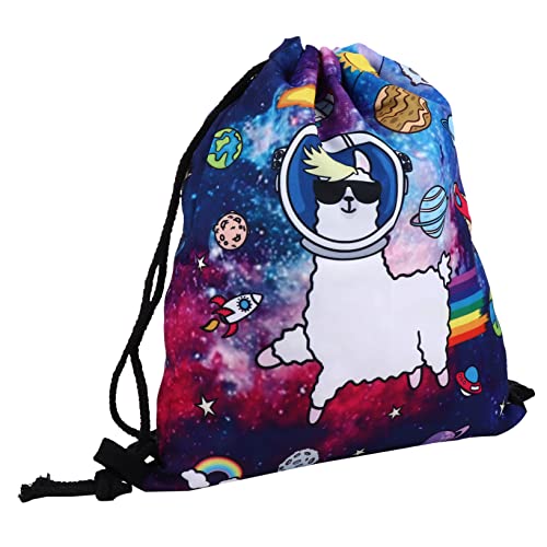 minkissy Schultasche Mit Kordelzug Aus Wolle Bedruckt Junge Mädchen-Tasche Cartoon-Design Aufbewahrungstasche Für Kleidung Bücher Handys Partygeschenke Snacks von minkissy