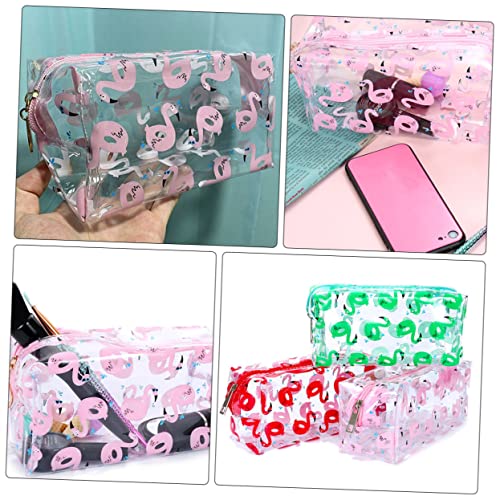 1 Stück Kosmetiktasche aus PVC Transparente Toilettentasche für Damen Tragbar Leicht 1 Stück Kosmetiktasche aus PVC Transparente Toilettentasche für Damen Tragbar Leicht von minkissy