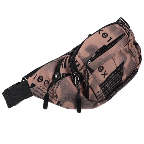 1 Stück Multifunktionale Bauchtasche für Damen wasserdichte Hüfttasche mit Modischem Muster für Sport Reisen Freizeitaktivitäten Leicht Stylisch Verstellbar Handy Geldbörse von minkissy