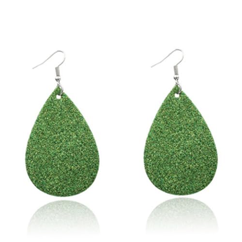 10 Paare Frauen Ohrringe Drop Förmige PU Ohrschmuck Zufälliger Ohrringe für Tägliches Perfektes für Besondere Anlässe von minkissy