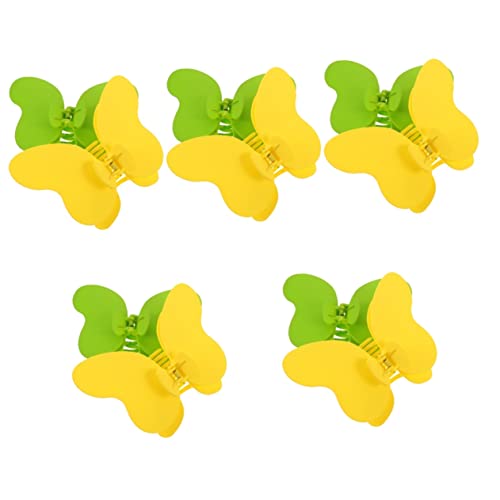 10 Stk Double-layer-butterfly-griff Krallenclip Haarklemme Groß Süße Haarspangen Für Frauen Süße Krallenklammern Für Dickes Haar Haarschmuck Mädchen Fräulein Bananenclip Harz von minkissy