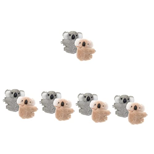 10 Stk Koala- -clip Haarspangen Für Dünnes Haar Haarklemmen Für Frauen Haarklammern Krallenklammern Backenklammern Für Haare Mädchen Knallt Clips Haarnadel Die Seite Stoff Kind von minkissy