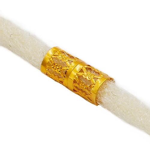 minkissy 164-teiliges Dreadlock-schmuckset Metall-haarmanschetten Strass-haarschmuck Für Zöpfe Silberfarben Einzigartiger Kopfschmuck von minkissy