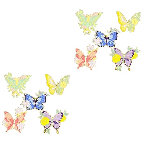 2 Sätze Brosche Pin Kreative Dekorative Abzeichen Für Kleidung Taschen Hüte Für Geburtstagsfeiern 5 Stück * 2 von minkissy