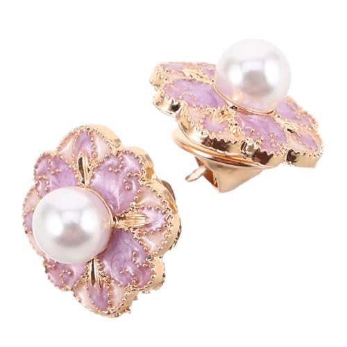 minkissy 2stücke Perlenblumenbrosche Blumen-anstecknadeln Für Damen Mädchen Herren Schmuck Zubehör Für Party Tanz Hochzeit von minkissy