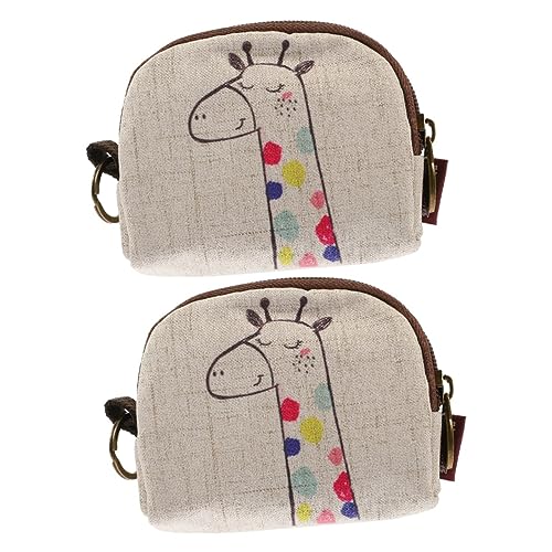 2St Aufbewahrungstasche Geldbörsen Halsketten-Organizer kleine tragetaschen für kopfhörer Reise-Kosmetiktasche Make-up-Taschen Tasche Kosmetiktasche Münzbehälter Schlüssel Münze von minkissy