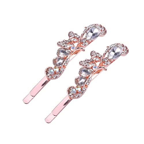 2-teiliges Set Weinlese- Haar- Pins Metallhaarplatten Schmetterlingshaarklemmen Vintage Schmuck Haarschmuck Für Frauen Vintage- Haar- Accessoires. Haarnadeln Blitz Stift Braut Weiß von minkissy