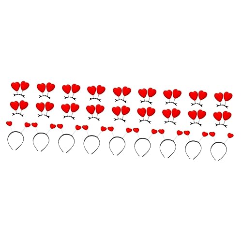 27 Stk Kreative Haaraccessoires Hochzeit Stirnband Verziertes Stirnband 2020 Neujahrsstirnband Haarspange Zum Valentinstag Hochzeit Haarschmuck Liebe Kopfbedeckung Plüschtier Herz von minkissy