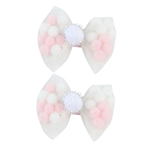 minkissy 2st Haarspangen Mit Blumen Bogenklammern Ostern Haarspangen Lollipop Haarschmuck Haarspangen Für Mädchen Party-haarschleifen-clips Für Mädchen Kopfbedeckung Kind Hase Niedlich von minkissy