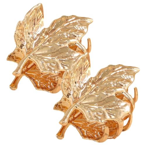 minkissy Haarspange Mit Blattmotiv 2 Stück Große Clips Für Damen Styling-zubehör von minkissy