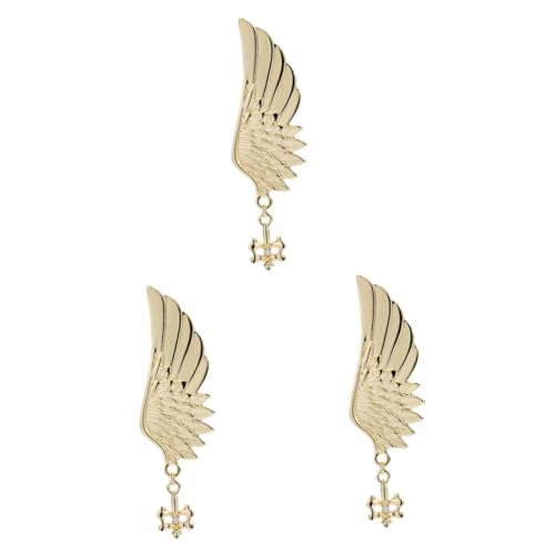 3 Stck. Wingschäbige Brosche mit Stabilem Pin Accessoires für Damen Legierungsdesign für Hochzeitskleidung Schal Jacken für Stilvolle Outfits 3 Stck. Wingschäbige Brosche mit Stabilem Pin Accessoires für Damen Legierungsdesign für Hochzeitskleidung Schal Jacken für Stilvolle Outfits von minkissy
