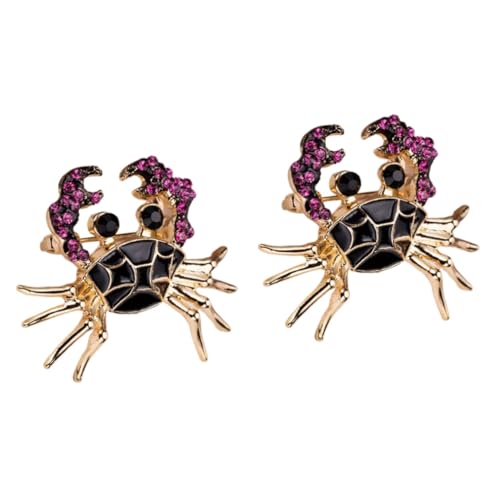 3 Stück Kreative Krabbenbrosche für Kleidung Süße Anstecknadel Langlebigem für Taschen Jacken Pullover Perfektes für Freunde Familie zu Jedem von minkissy