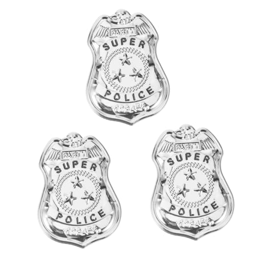 3 Stück Police Badge Anstecknadel für Männer Stilvolles Auffälliges Cosplay Zubehör Langlebiges Detailreiche Verarbeitung Modisches Sternendesign für Kostümveranstaltungen Partys 3 Stück Police Badge Anstecknadel für Männer Stilvolles Auffälliges Cosplay Zubehör Langlebiges Detailreiche Verarbeitung Modisches Sternendesign für Kostümveranstaltungen Partys von minkissy