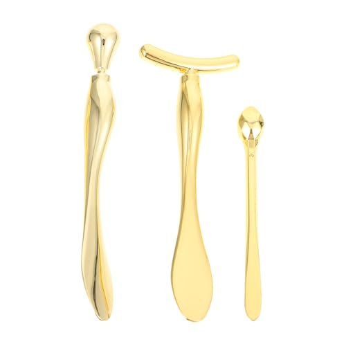 minkissy 3stücke Gesichtsmaske-stick Augencreme Löffel Make-up Zubehör Hautpflege Werkzeug Hochwertiges Material Langlebigkeit Für Haus Und Salon von minkissy